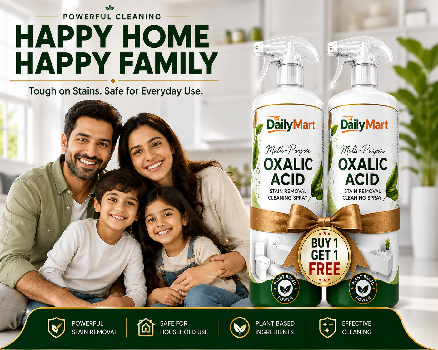 Powerful Multi-Purpose Cleaning Spray | Buy 1 Get 1 FREE 🛍️