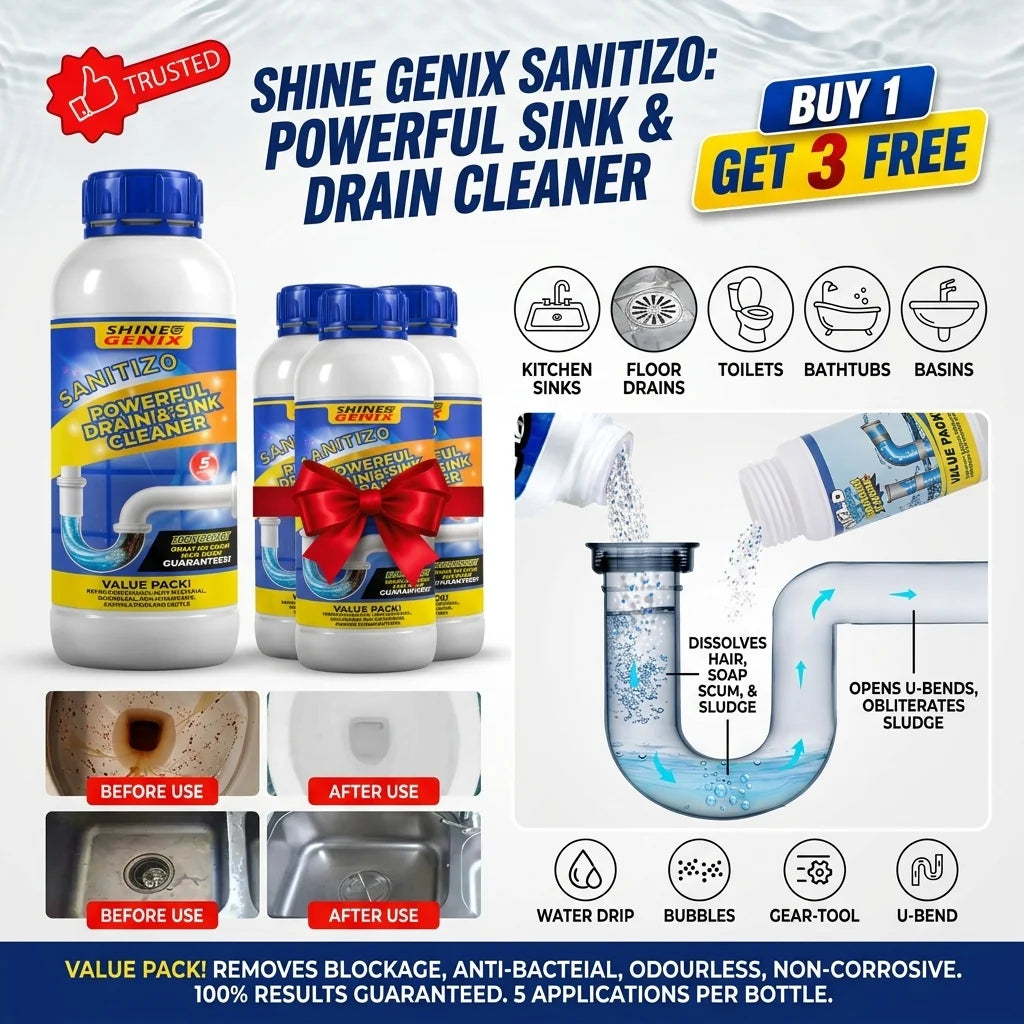 Powerful Drain & Sink Cleaner(BUY 1 GET 3 FREE)